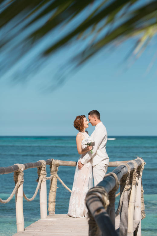 Нежная свадьба Оксаны и Майкла на приватном пляже – WedDesign | Свадьба в Доминикане