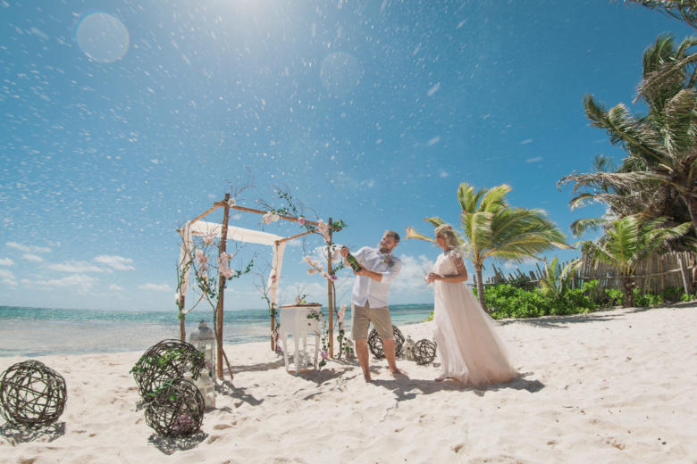 Свадебная церемония Оксаны и Максима в ЭКО стиле в Доминикане – WedDesign | Свадьба в Доминикане