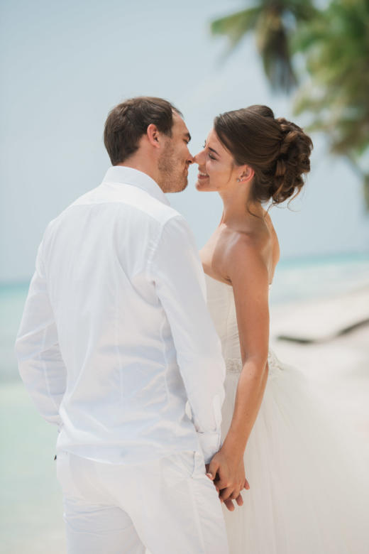 Классическая белая свадьба в Доминикане Ольги и Александра на острове Саона – WedDesign | Свадьба в Доминикане