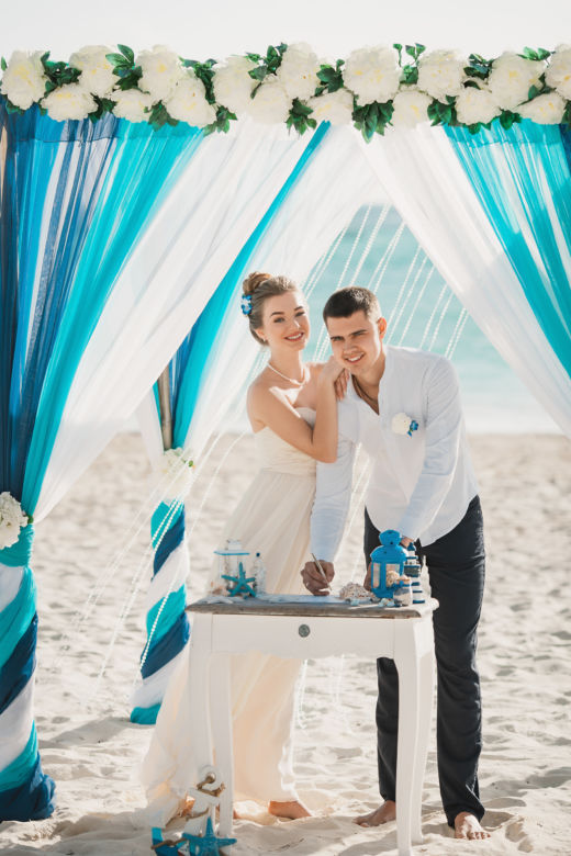 Свадебная церемония в Доминиканской Республике на пляже «Баунти» Юлии и Вячеслава | WedDesign – Свадьба в Доминикане