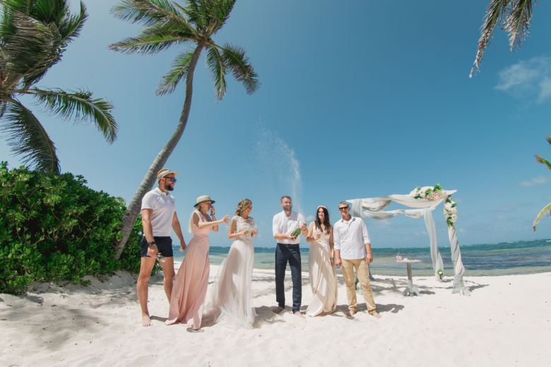 Свадьба в сером цвете с гостями в Доминиканcкой Республике-01 – WedDesign – Свадьба в Доминикане